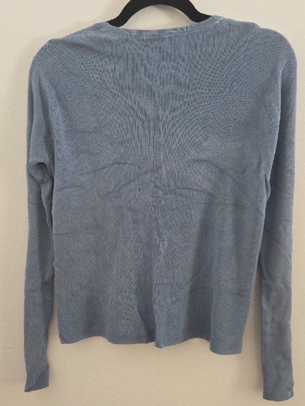 BCBG Light Blue V-Neck Button Cardigan - Picture 2 of 3